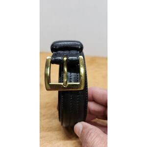 Bragano Men’s Leather Belt Sz 38 Made In Canada EUC